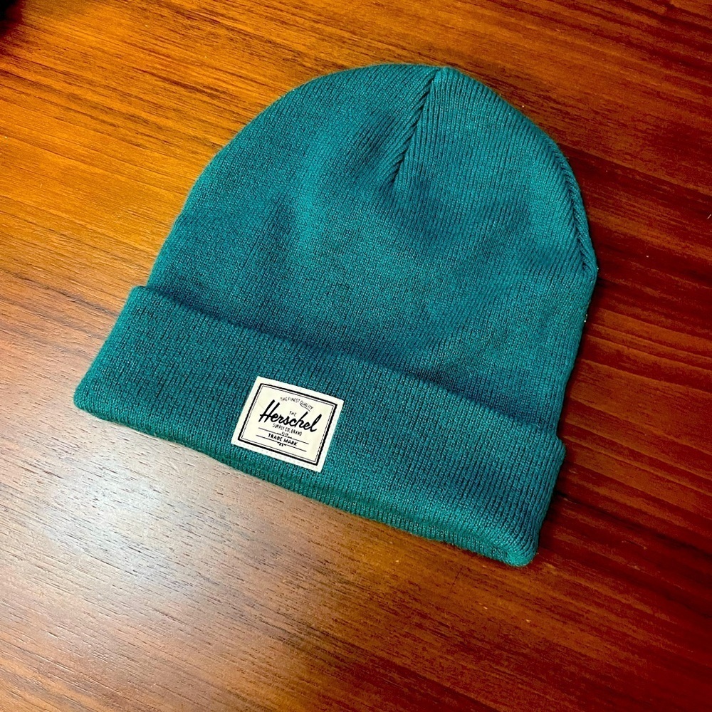 Herschel OS Elmer Teal Beanie Hat.